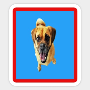 Happy dog Sticker